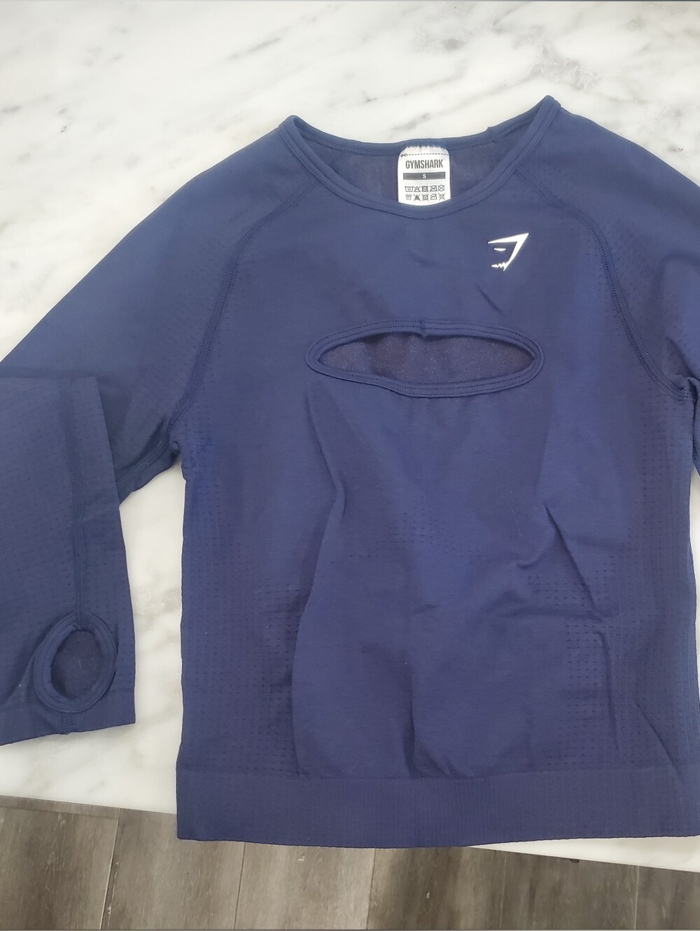 Long-Sleeve Gymshark Crop top